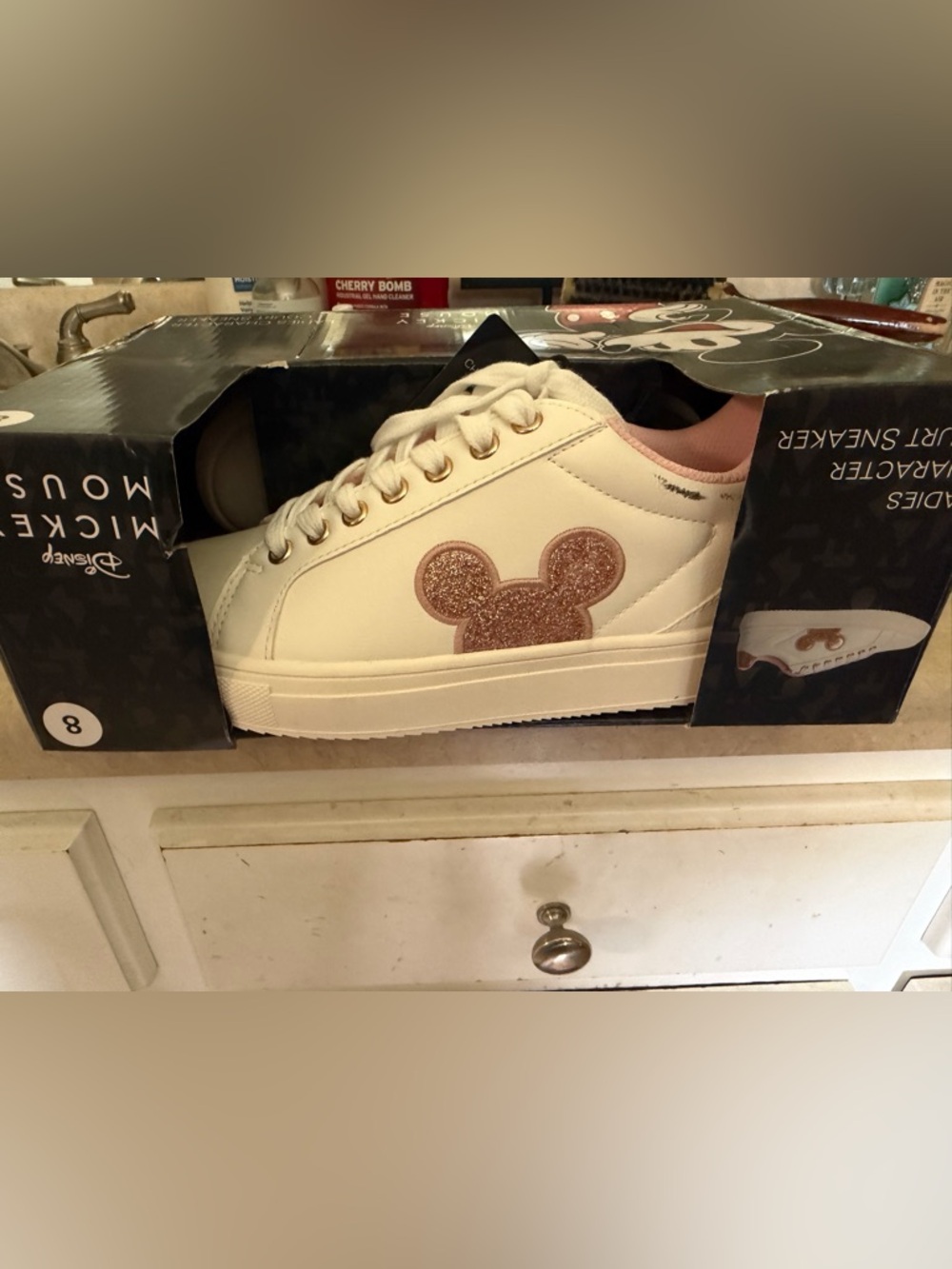 Disney Character Court Sneakers Size 8